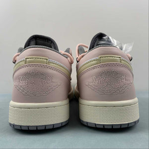 Air Jordan 1 Low Pink Yellow Grey 553558-053