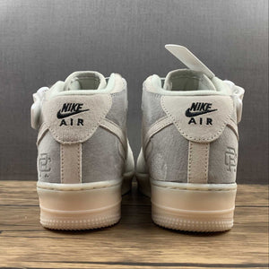 Air Force 1 07 Mid x Reigning Champ White Gray Black 807618-300