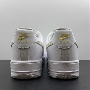 Air Force 1 Low Flower Swoosh White Gold DO9458-100