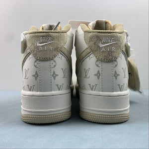 Air Force 1 07 Mid LV Gray Yellow White DV9988-600