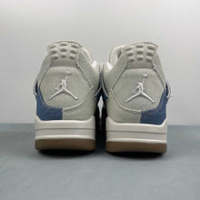 Cargar imagen en el visor de la galería, Air Jordan 4 Retro TEX Denim Worn Blue  IB6716-100

