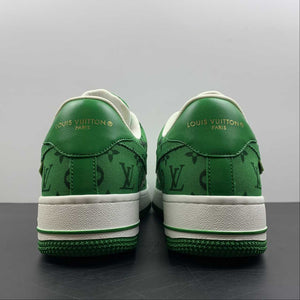 Louis Vuitton Trainer Snaker x Air Force 1 White Green LK0226