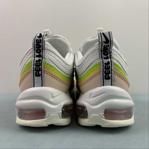 Air Max 97 Feel Love White Pearl Pink Action Green Black FD0870-100