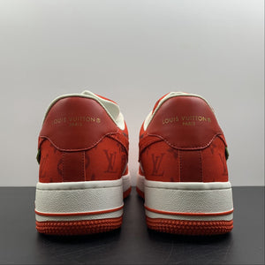 Louis Vuitton Trainer Snaker x Air Force 1 White Red LK0233