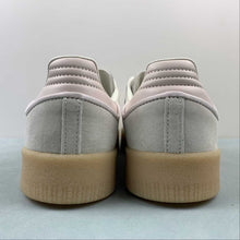 Cargar imagen en el visor de la galería, Adidas Samba Vegan Light Gray Pink Rubber ID1104
