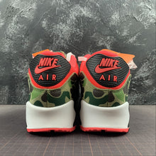 Cargar imagen en el visor de la galería, Air Max 90 Reverse Duck Camo Infrared Dark Sage Baroque Brown CW6024-600
