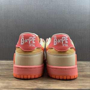 BAPE Sk8 STA Orange Pink Grey