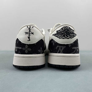 Fragment Design x Travis Scott x Air Jordan 1 Low OG SP LV Off White Black SJ2068-008