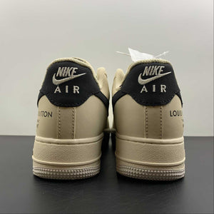 LV x Air Force 1 07 Low Black White Gray BS6055-202