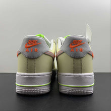 Cargar imagen en el visor de la galería, Air Force 1 07 Low Stitch White Tan Neon FB1852-111

