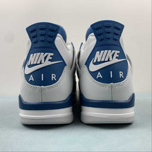Cargar imagen en el visor de la galería, Air Jordan 4 Retro Military Blue Off-White Neutral Grey FV5029-141
