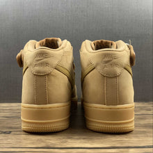 Cargar imagen en el visor de la galería, Air Force 1 07 Mid Wheat Flax Gum Light Brown DJ9158-200
