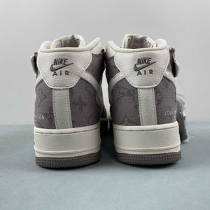 Air Force 1 07 Mid LV Off White Grey Brown DQ7688-300