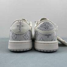 Cargar imagen en el visor de la galería, Fragment Design x Travis Scott x Air Jordan 1 Low OG SP Off White Blue Gray SJ2068-007
