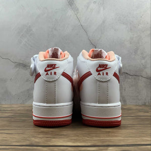 Air Force 1 07 Mid Retro White Orange University Red CD0884-123