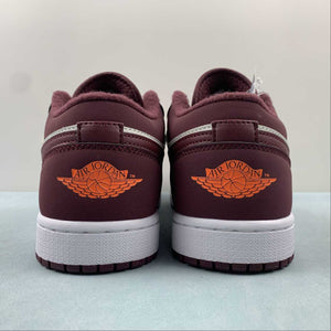 Air Jordan 1 Low Phantom Night Maroon Total Orange White 553560-068