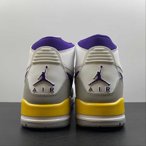 Air Jordan Legacy 312 High White Purple Yellow AV3922-157