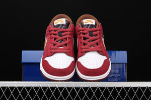 SB Dunk Low Pro Anchorman Team Red Metallic Gold 304292-672