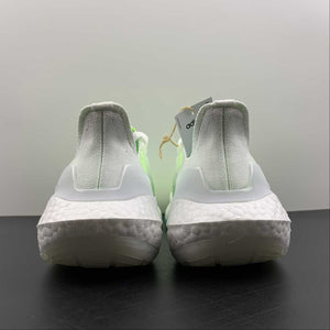 Adidas UltraBoost 22 White Fluorescent Green GX5926