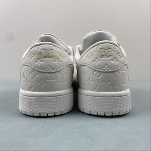 Off-White x Travis Scott x LV x Air Jordan 1 Low White MS0232