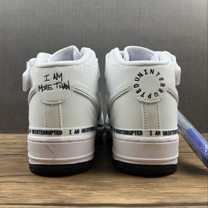 Uninterrupted x Air Force 1 07 Mid White Black Gray BC2306-460