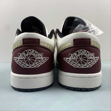 Cargar imagen en el visor de la galería, Air Jordan 1 Low SE CNY Sail Metallic Gold Grain Dark Team Red FJ5735-100
