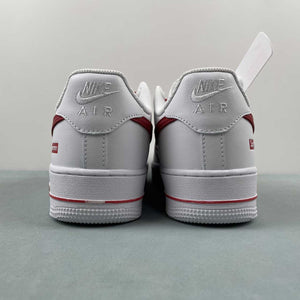 Supreme x Air Force 1 07 Low White Red CU9225-010