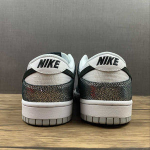 SB Dunk Low Shimmer Metallic Silver Black White DO5882-001