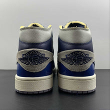 Cargar imagen en el visor de la galería, Air Jordan 1 Mid SE Craft Obsidian French Blue Ashen Slate White DR8868-400
