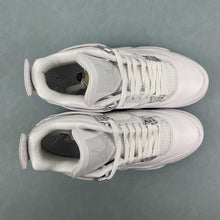 Cargar imagen en el visor de la galería, Air Jordan 4 Retro White Metallic Silver 308497-100
