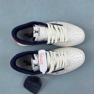 Fragment Design x Travis Scott x Air Jordan 1 Low OG SP LV Dark Blue White Black Red LI5188-002