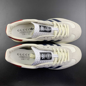 Adidas x Gucci Gazelle White Navy Red Beige