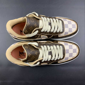 Louis Vuitton Trainer Snaker x Air Force 1 Coffee 3308-10