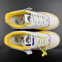 Cargar imagen en el visor de la galería, Air Force 1 Shadow White Green Red Yellow Multicolor CI0919-118
