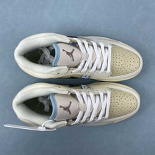 Cargar imagen en el visor de la galería, Air Jordan Stadium 90 Fossil Coconut Milk Black Pale Blue HQ3438-101

