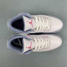 Cargar imagen en el visor de la galería, Air Jordan 3 Retro White Pink Glow Cobalt Bliss HQ0784-101
