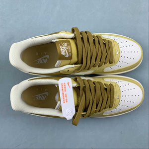 Air Force 1 07 Low Bronzine Saturn Gold Coconut Milk Sail FZ4034-716