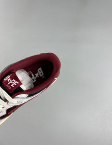 BAPE Sk8 STA White Red Black