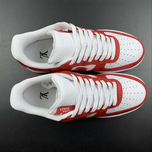 Louis Vuitton x Air Force 1 White Red LD0232