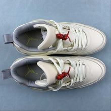 Cargar imagen en el visor de la galería, Air Jordan Spizike Low Off White Gray Yellow Red FQ1579-100
