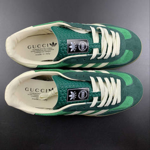 Adidas x Gucci Gazelle Green White