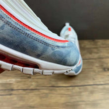 Cargar imagen en el visor de la galería, Air Max 97 Washed Denim White Red Blue DV2180-900
