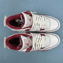 Cargar imagen en el visor de la galería, Air Jordan 4 Retro Valentine's Day (2026) Pale Ivory Sierra Red Tough Red
