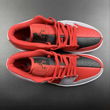 Cargar imagen en el visor de la galería, Air Jordan 1 Low SE Split Gym Red Cement Grey Black White DR0502-600
