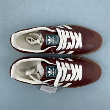 Cargar imagen en el visor de la galería, Adidas Samba OG Fox Brown Off White Gum JR0892
