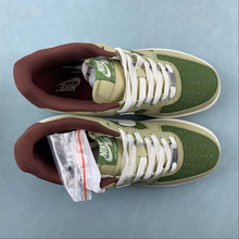 Cargar imagen en el visor de la galería, Air Force 1 07 Low The North Face Khaki Brown Green BS9055-727
