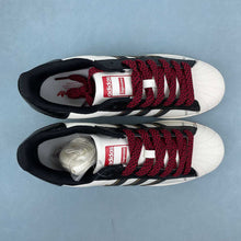 Cargar imagen en el visor de la galería, Adidas Superstar x Supreme White Black Red BZ2524
