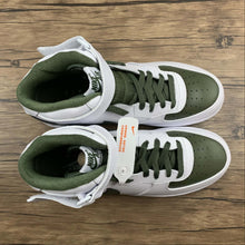 Cargar imagen en el visor de la galería, Air Force 1 07 Mid Retro White Dark Green 554724-088
