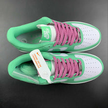 Cargar imagen en el visor de la galería, Air Force 1 07 Low Mint Green White Customised BS8871-104
