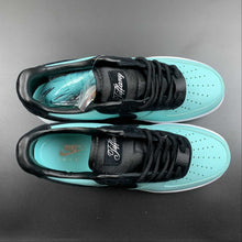 Cargar imagen en el visor de la galería, Air Force 1 Low 1837 Tiffany Blue Black DZ1382-002
